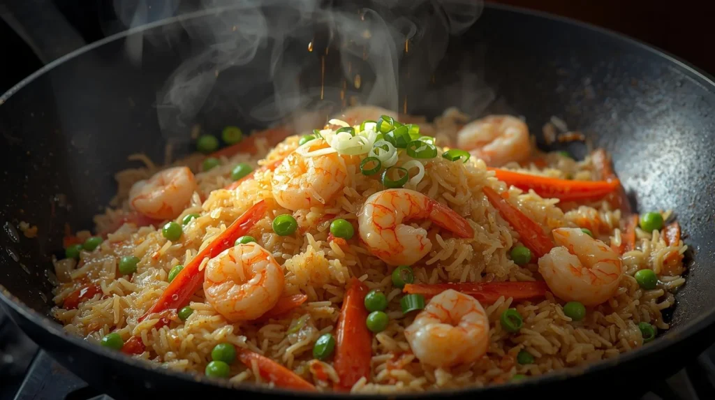 easy shrimp fried rice easy shrimp fried rice