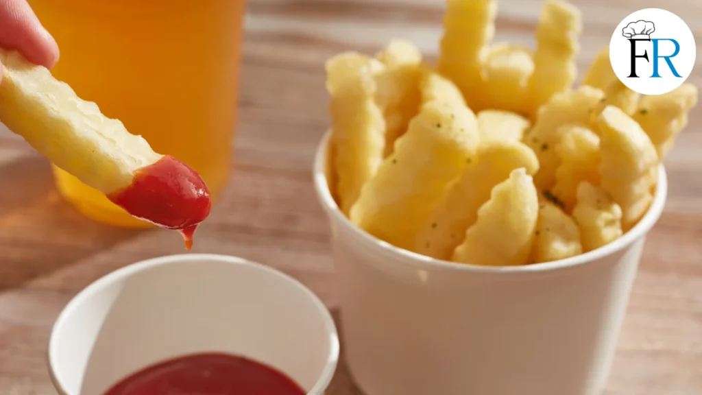 french fries crinkle cut