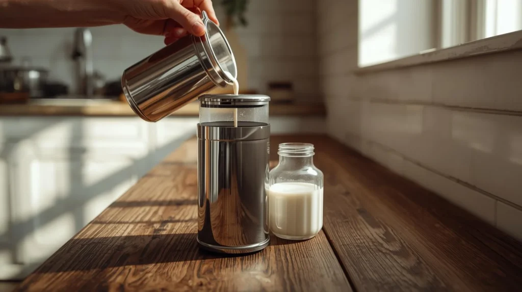 mixing cold foam mixing cold foam