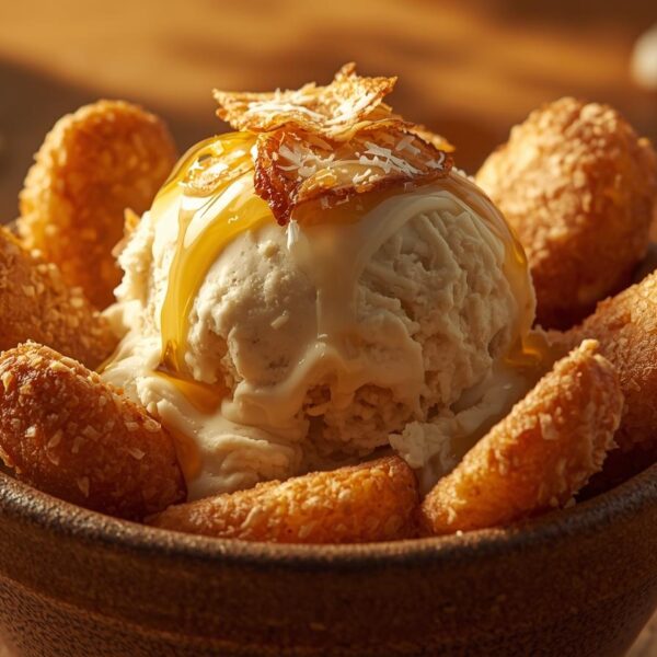 banana fried ice cream