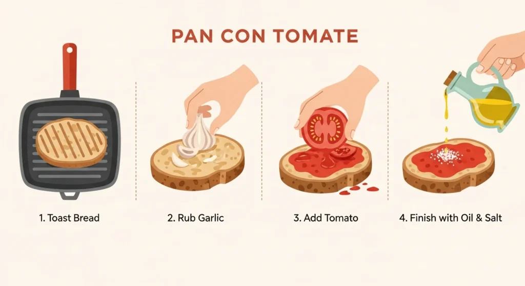 Pan con Tomate ( spanish Tomato bread) Pan con Tomate ( spanish Tomato bread)