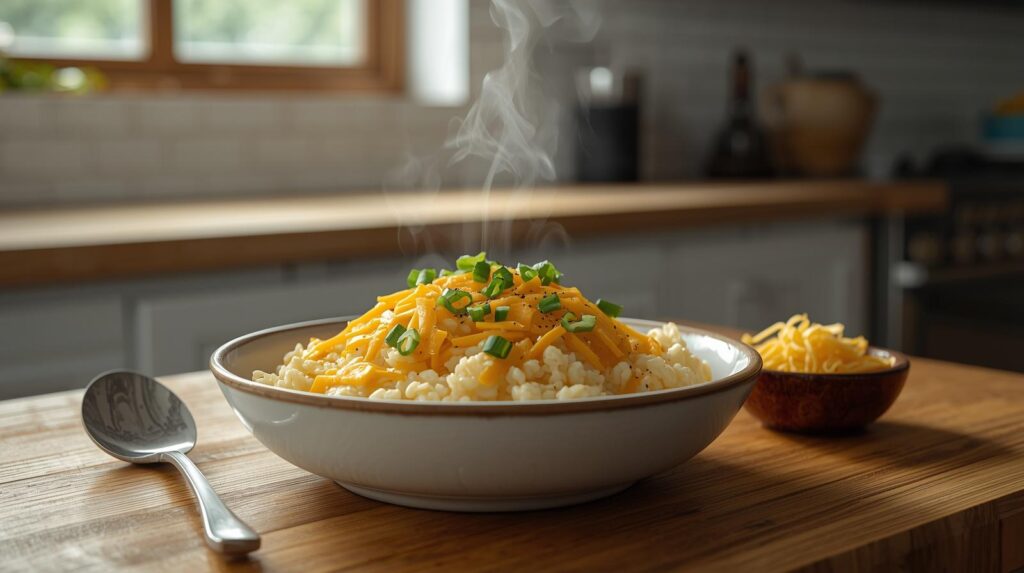cheesy rice recipe