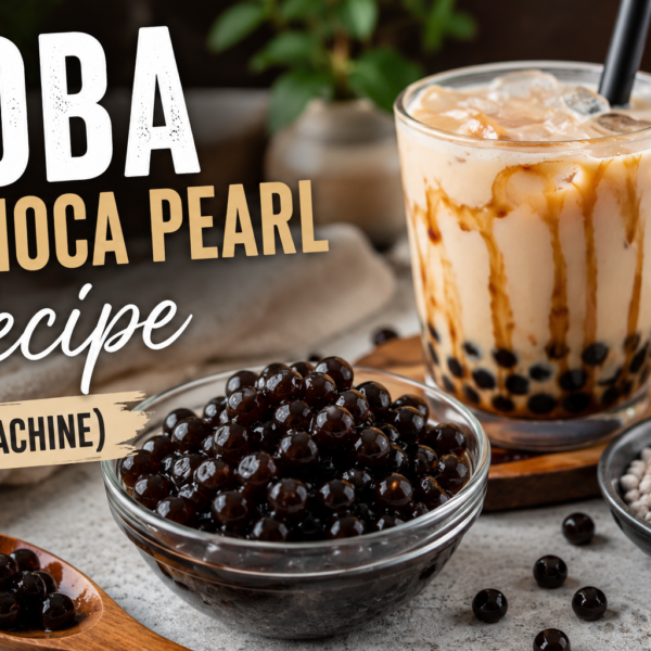 Boba Tapioca Pearl Recipe (No Machine)