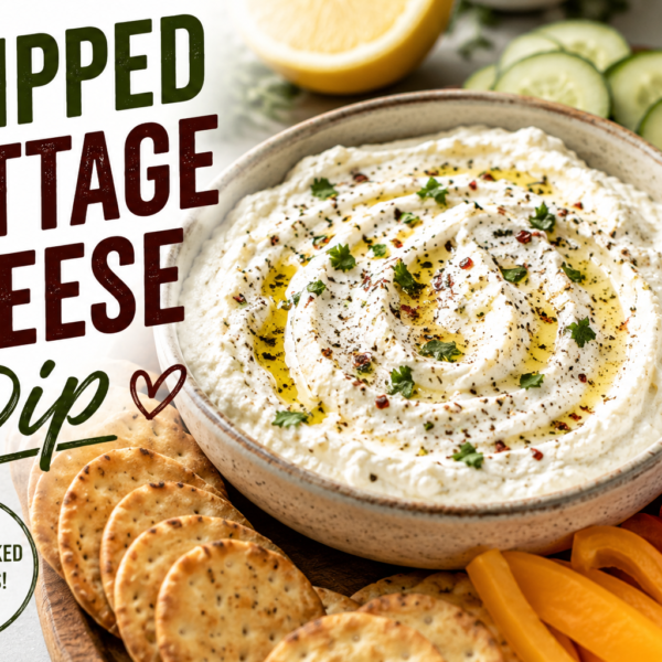 Whipped Cottage Cheese Dip